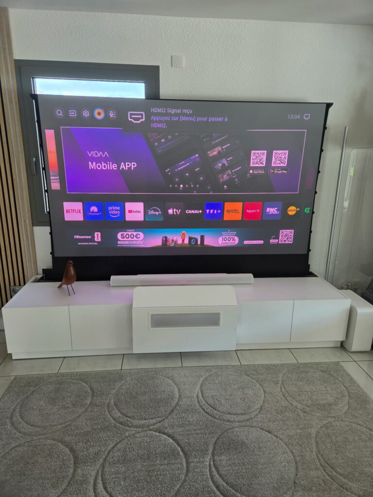 Meuble Home Cinéma blanc