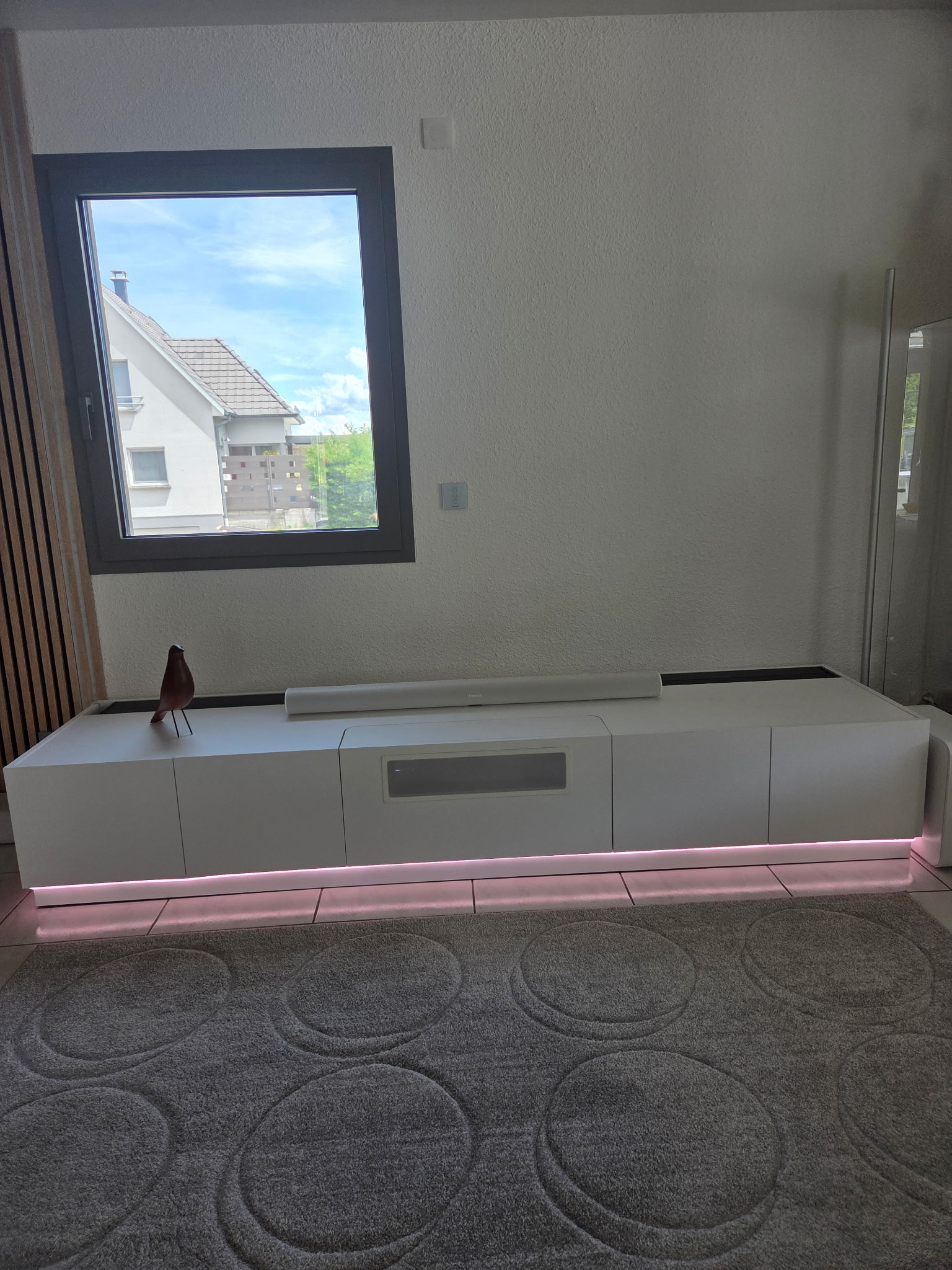 Meuble Home Cinéma blanc
